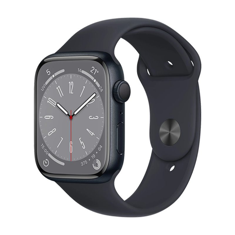 Watch Apple CPO Watch Series 8 GPS 45mm Midnight Aluminium Case with Sport Band - Midnight EU