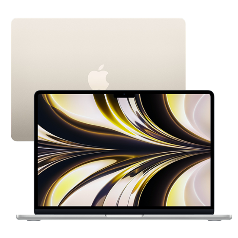 Apple MacBook Air 13 M2 2022 QWERTY 8GB RAM 256GB 8C GPU - Starlight