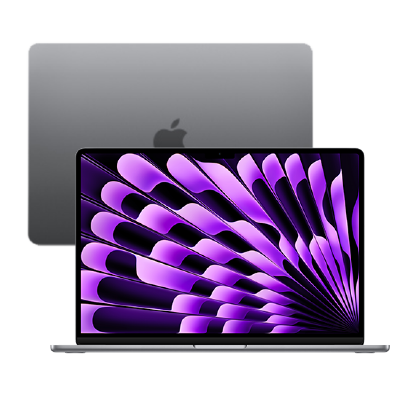 Apple MacBook Air 15 M2 2022 QWERTY 8GB RAM 256GB 10C GPU - Space Grey EU