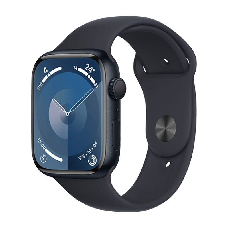 Watch Apple Watch Series 9 GPS 41mm Midnight Aluminium Case with Sport Band S/M - Midnight