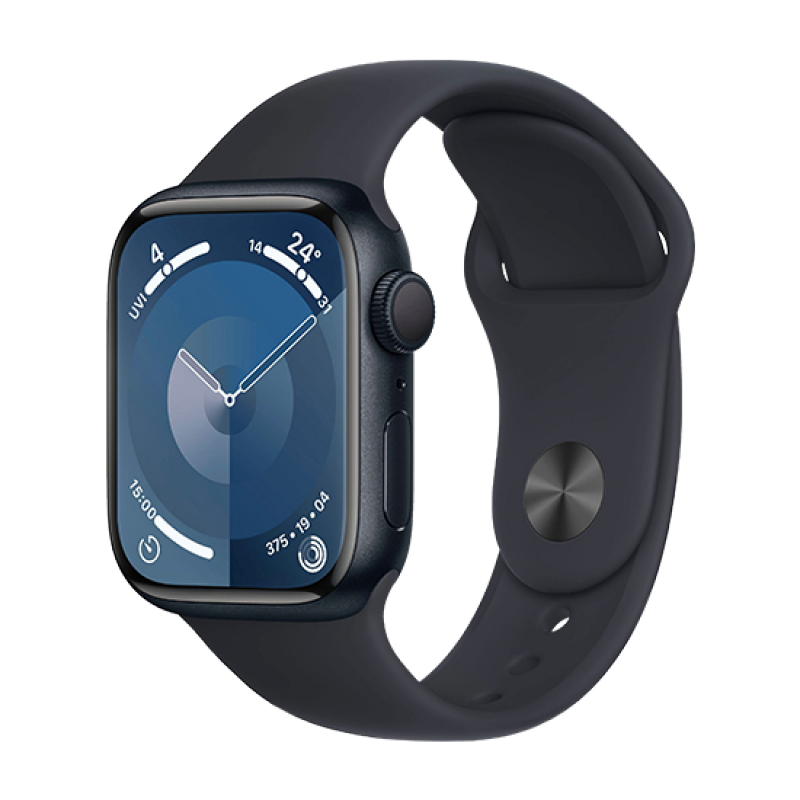 Watch Apple Watch Series 9 GPS 41mm Midnight Aluminium Case with Sport Band M/L - Midnight