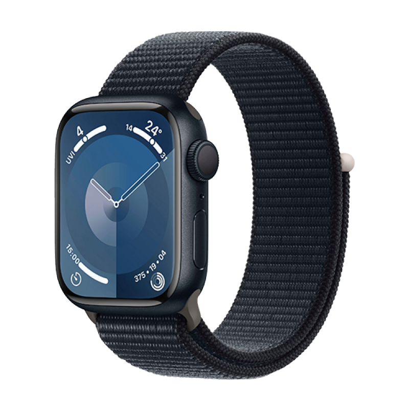 Watch Apple Watch Series 9 GPS 41mm Midnight Aluminium Case with Sport Loop - Midnight