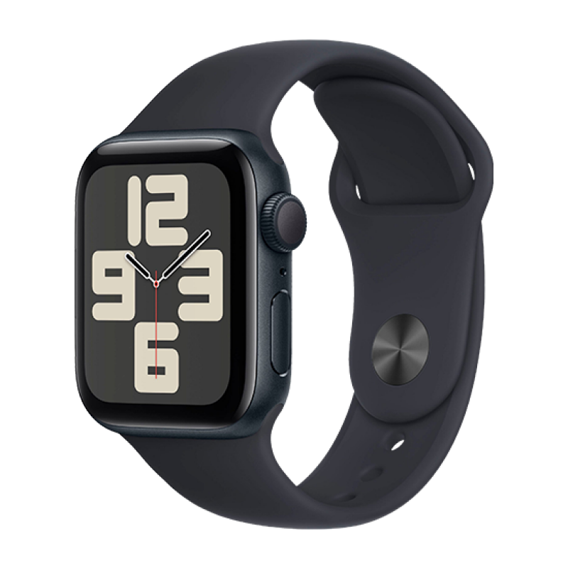 Watch Apple Watch SE (2023) GPS 40mm Midnight Aluminium Case with Sport Band S/M - Midnight