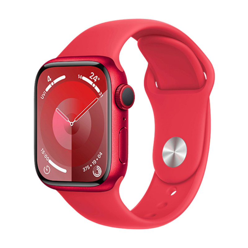 Watch Apple Watch Series 9 GPS 41mm RED Aluminium Case with Sport Band S/M - (PRODUCT)RED