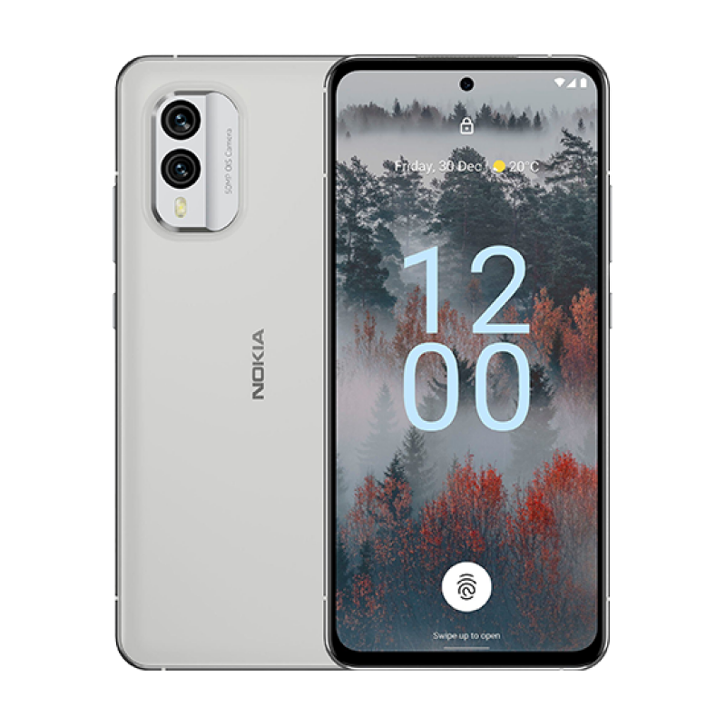Nokia X30 Dual Sim 5G 8GB RAM 256GB - Ice White EU