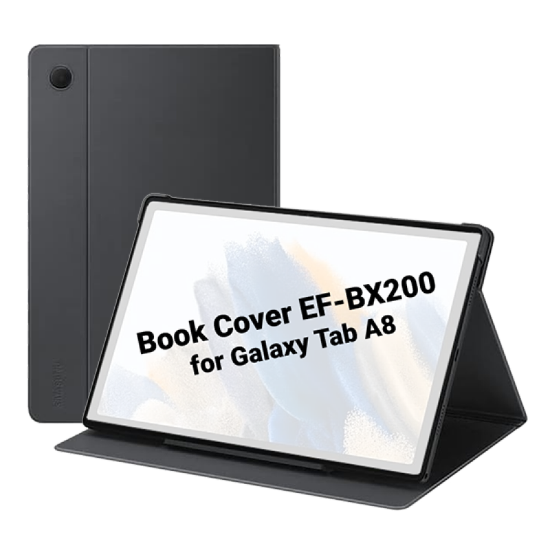Samsung EF-BX200 Book Cover Galaxy Tab A8 - Dark Grey EU