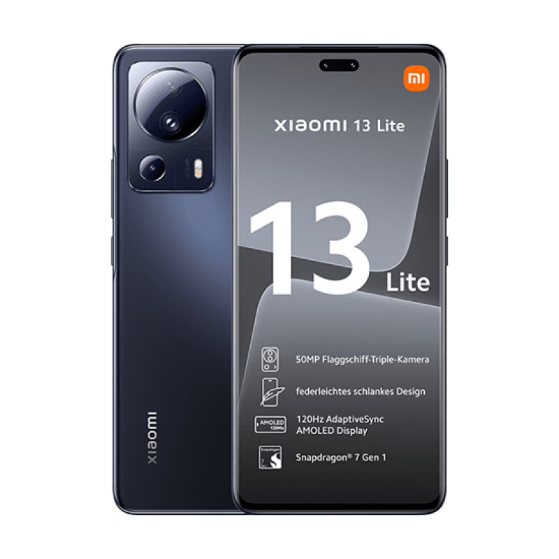 Xiaomi 13 Lite 5G Dual Sim 8GB RAM 128GB - Black EU