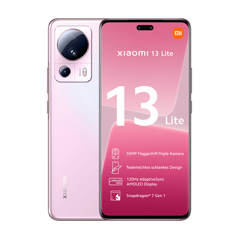Xiaomi 13 Lite 5G Dual Sim 8GB RAM 256GB - Pink EU